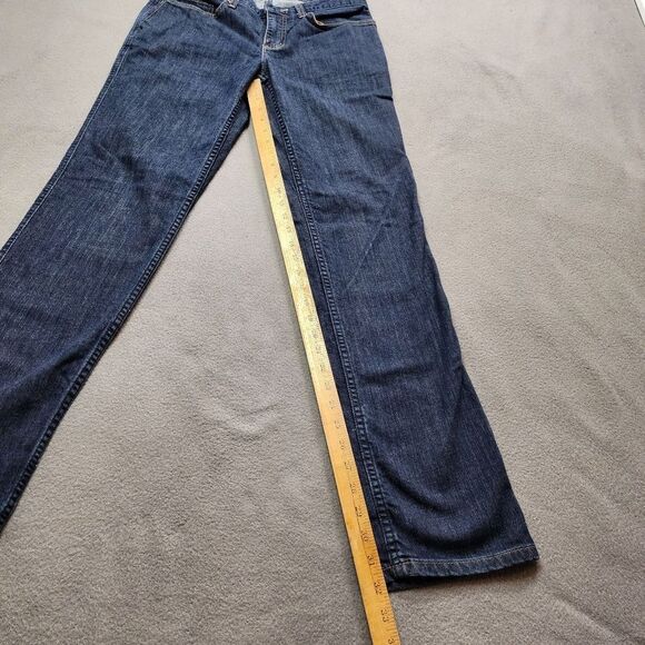 CARHARTT Flame Resistant Jeans FR Women's Dark Rugged Jeans Size 8 Tall - Picture 12 of 14